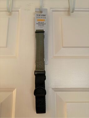Top Paw No-Slip Martingale Dog Collar Medium Green NWT